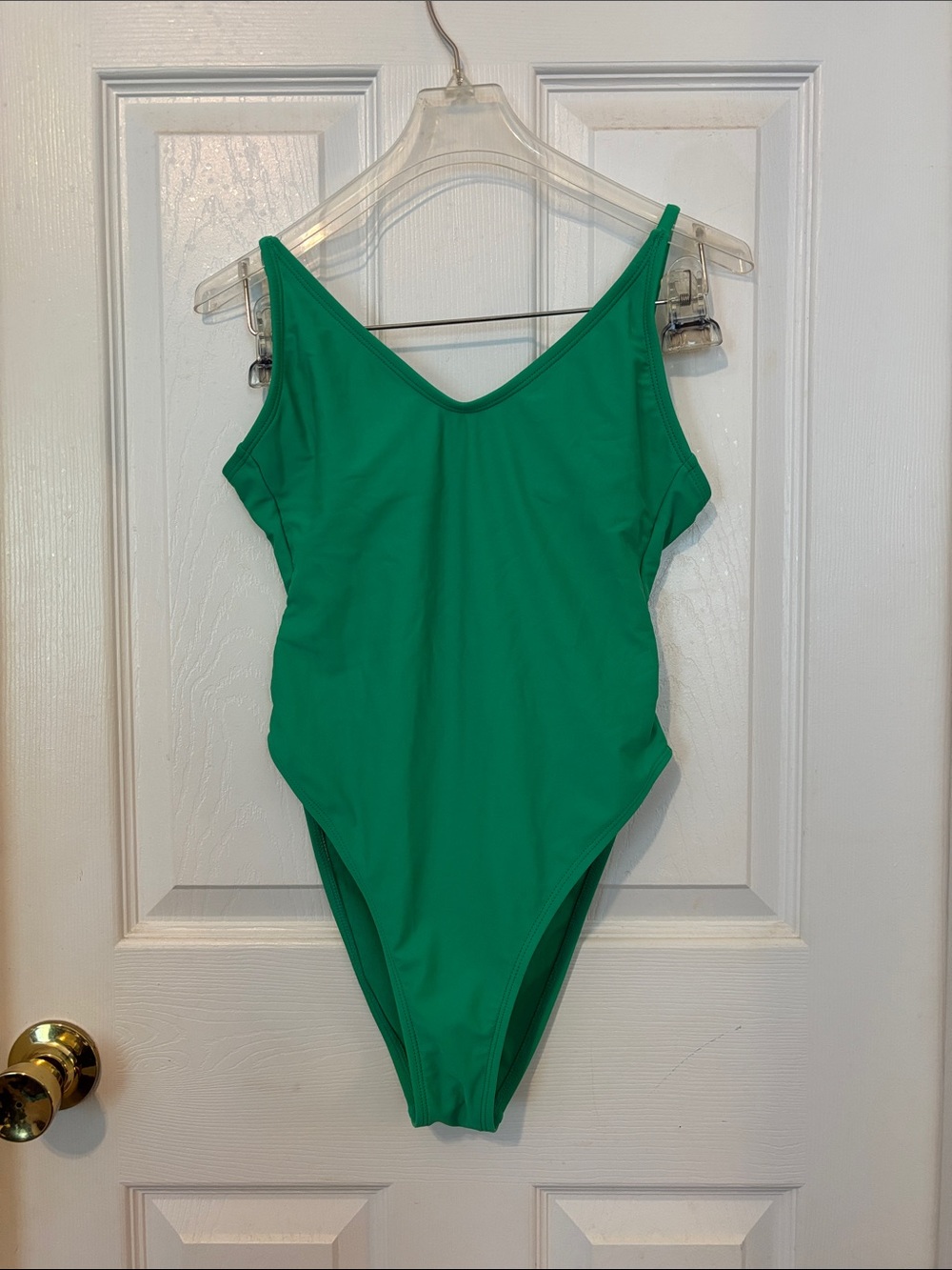 Wild Fable beautiful Green One-Piece Swimsuit with open back. Size XS.